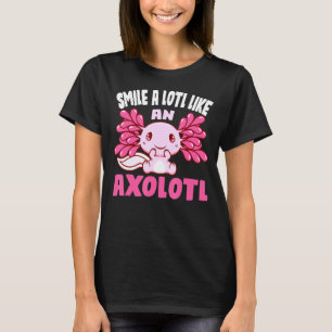 Sötle som en Axolotl Cute Axolotl Fish Kid T Shirt