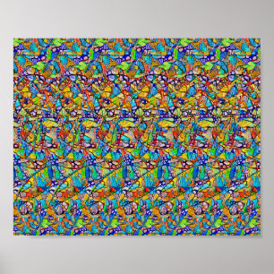 Sötmat - Gömt 3D-utskrift Poster