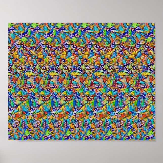 Sötmat - Gömt 3D-utskrift Poster (Framsidan)