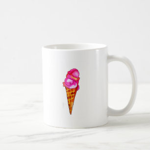 Sötmatkonst, glass gelato kaffemugg