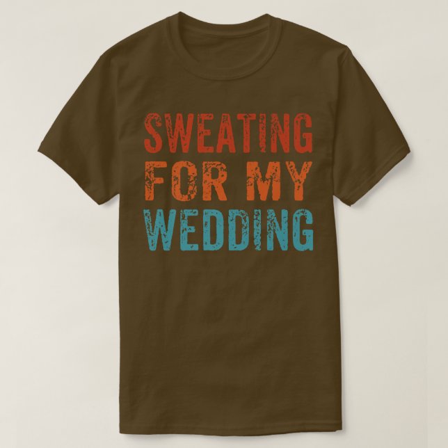 Sötning för min Bröllop-berömda frukost gift V T Shirt (Design framsida)