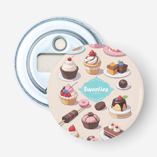 Sötningsknappen flaska öppnare