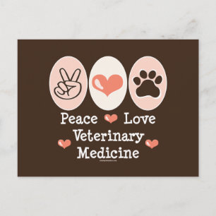 Sötningskort för det Kärlek veterinärmedicinska lä Vykort