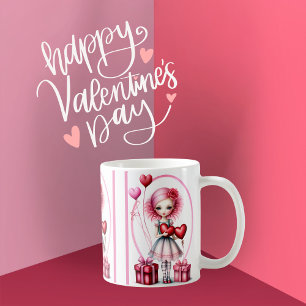 Sötnock Valentine Girl Coffee Mugg