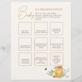 Sötnolla Baby Shower Bingo Game