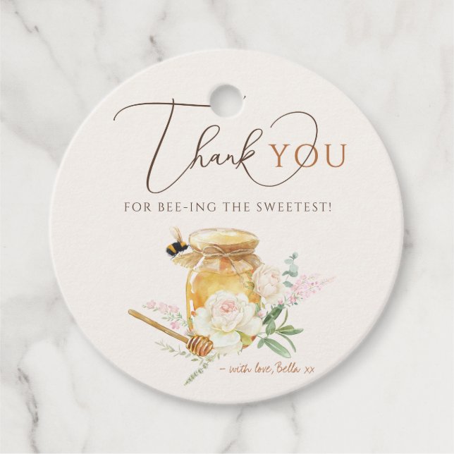 Sötnolla Baby Shower Gåvor Etiketter (Framsida)