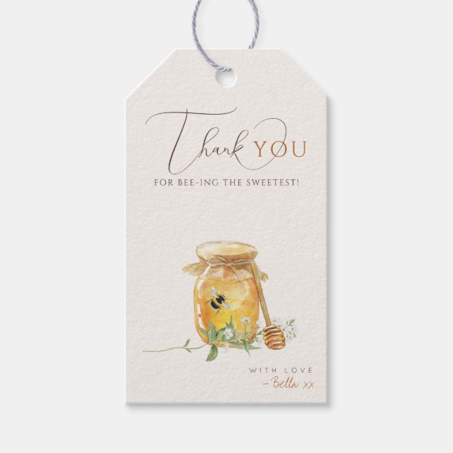 Sötnolla Baby Shower Presentetikett (Framsidan)