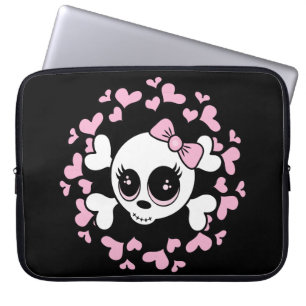 Sötnolla Skull Laptop Fodral