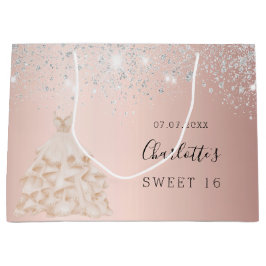 Sötnos 16 ro guld silver glitter klämgregat