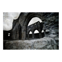 Sötnos Abbey - Skottland - Poster