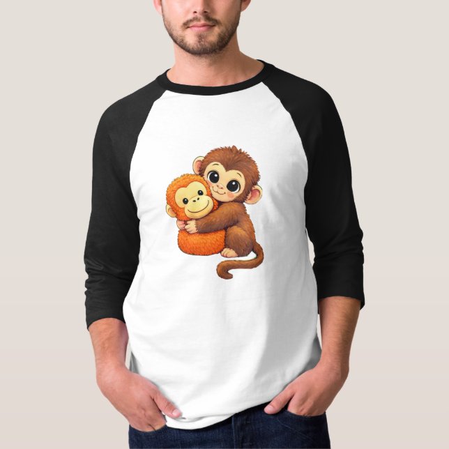 sötnos apa t shirt (Framsida)