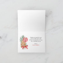 Sötnos är på väg mot Tack för julklappar