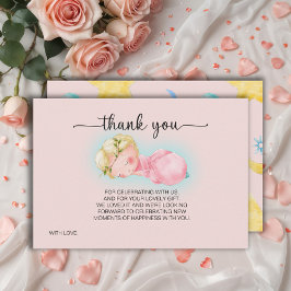 Sötnos Baby Shower Tack för ditt kort