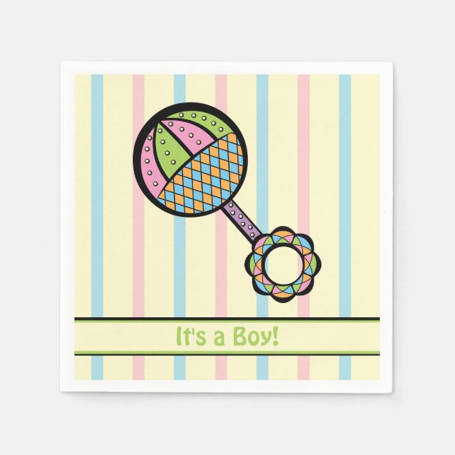 Sötnos, babyskor Napkins Pappersservett (Framsidan)