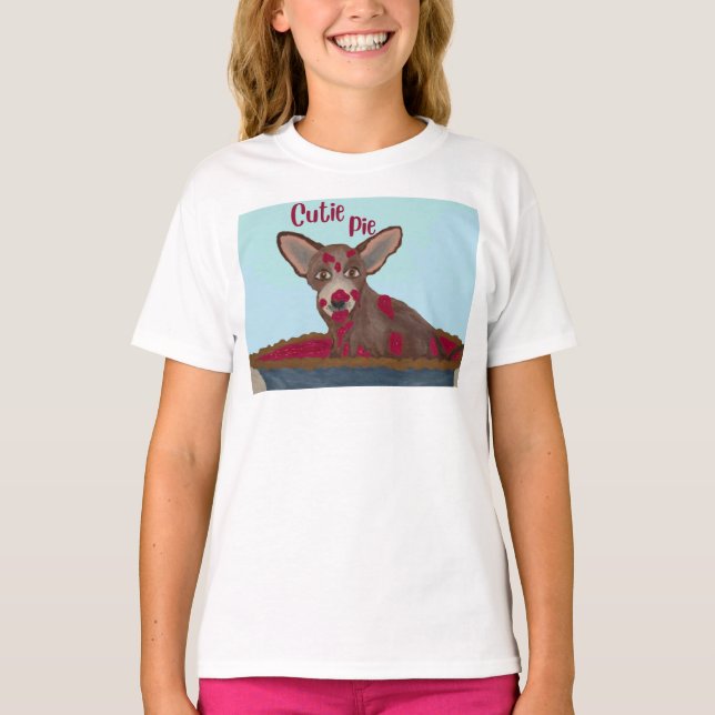 Sötnos Chihuahua  T Shirt (Framsida)