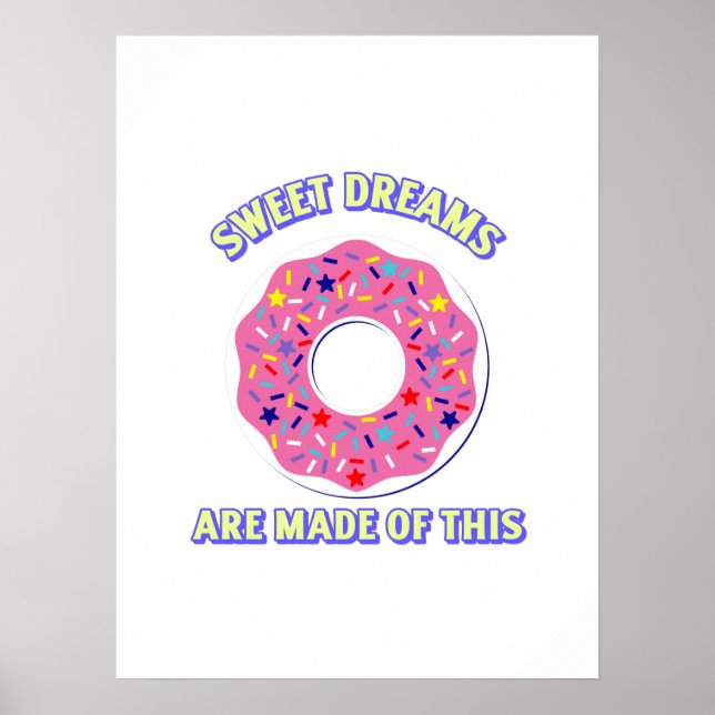 Sötnos drömmar lustiga poster (Framsidan)