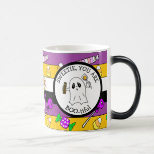Sötnos, du är Boo-tiful, Ghost Pun, Halloween Magisk Mugg