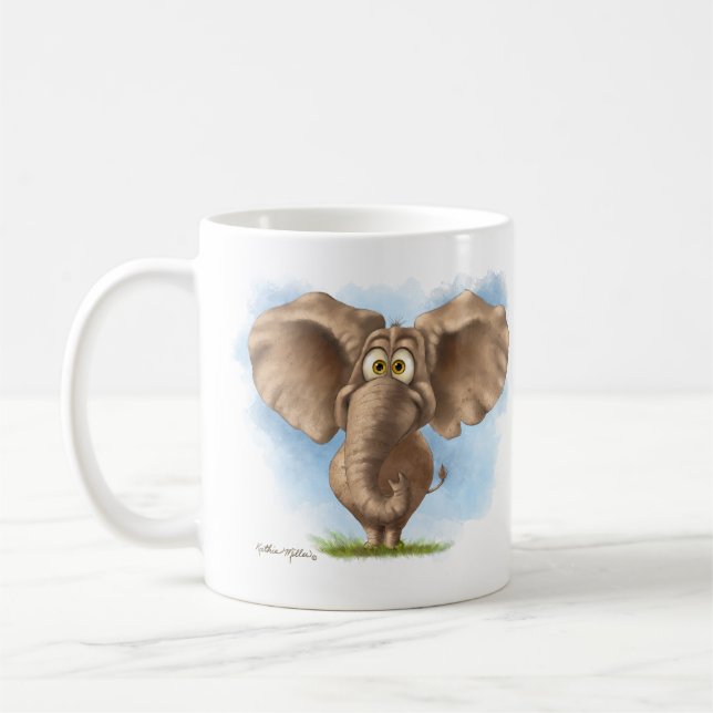 Sötnos Elefant Serie Kaffemugg (Vänster)