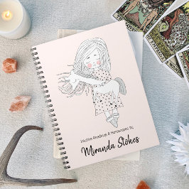 Sötnos Enhörning Magi Intuitiva Läsningar Rosa Anteckningsbok