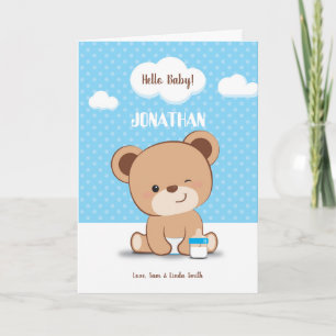 Sötnos för barn i klump i Baby Kort