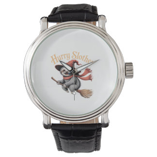 Sötnos Halloween Häxa Rollig T-Shirt Armbandsur