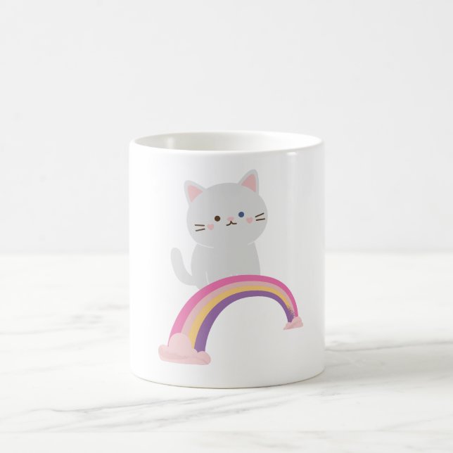 Sötnos kattunge katt kaffemugg (Center)
