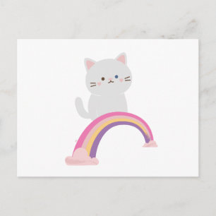Sötnos kattunge katt vykort