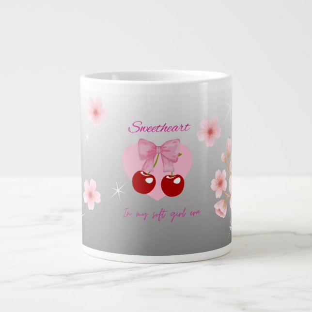 Sötnos Mjuk Tjej Mugg Jumbo Mugg (Framsidan)