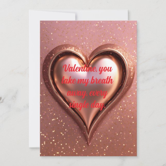 "Sötnos överraskning - Adsible Valentine's Greeti Inbjudningar (Framsida)
