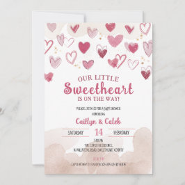 Sötnos på vägen, babyskor, cupid inbjudningar