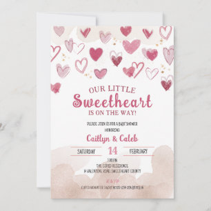 Sötnos på vägen, babyskor, cupid inbjudningar