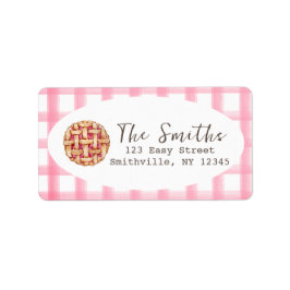 Sötnos Paj 1:a födelsedagsetikett Adressetikett