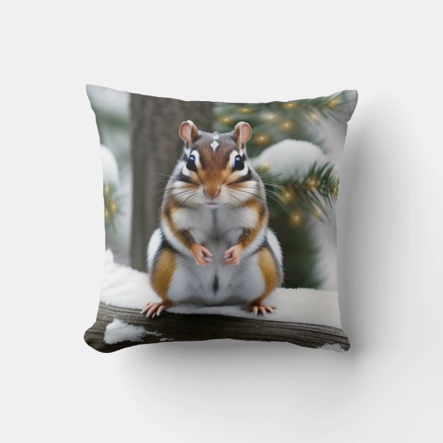 Sötnos Paj Chipmunk Kudde (Framsida)