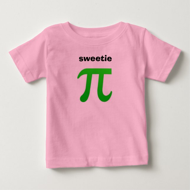 Sötnos Pi Baby T-Shirt (Framsida)