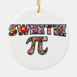 Sötnos Pi: Candy Älskare's Dream! Julgransprydnad Keramik