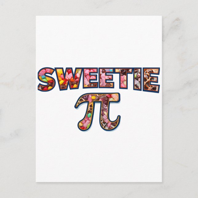 Sötnos Pi (fylld med sötsaker) Vykort (Framsida)