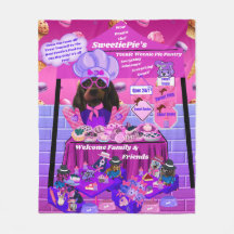 Sötnos Pies Teenie Weenie Paj Pantry Blanket