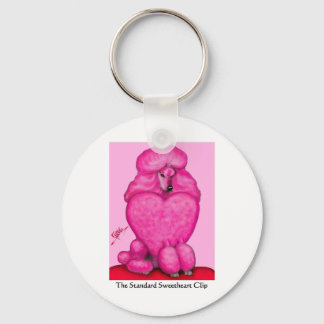 Sötnos Pudel Keychain Nyckelring