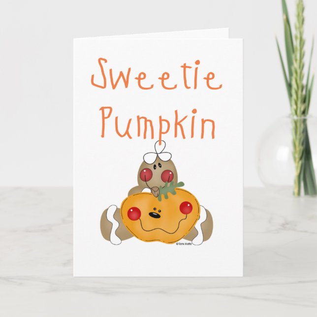 Sötnos Pumpkin Kort (Framsida)