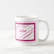 Sötnos Rosa Heart Coffee Mugg