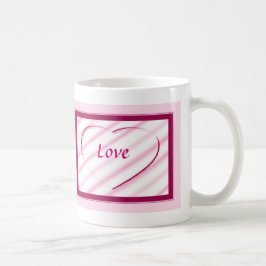 Sötnos Rosa Heart Coffee Mugg