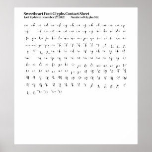 Sötnos-tecken kontakt Lakan Poster