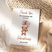 Sötnos Teddybjörn 1-årsdag | Söta Björn