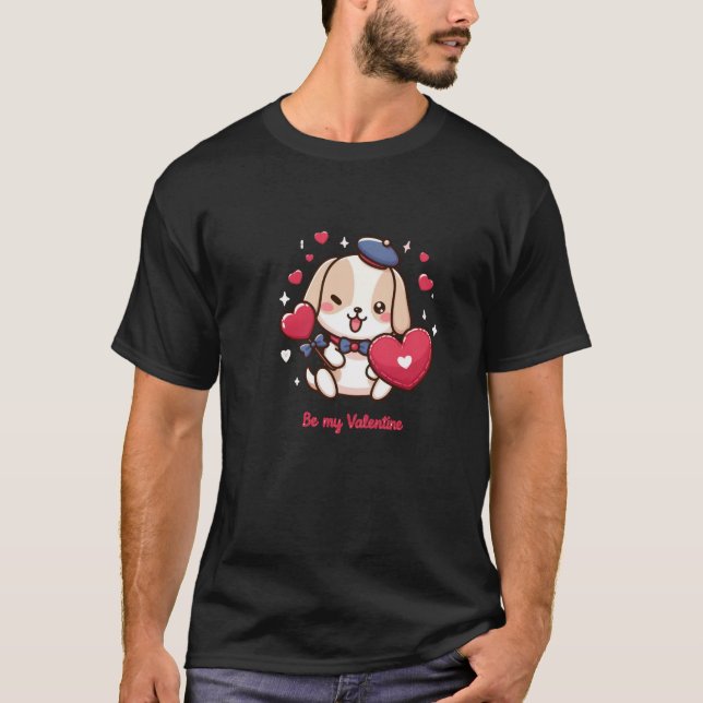Sötnos Valp Valentine Tee (Framsida)