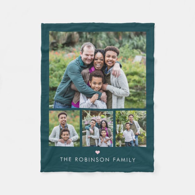 Sötnosgalleriet med fyra Anpassningsbar Färg Blank Fleecefilt (Framsidan)