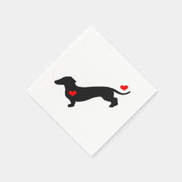 Sötnoshund Napkins Pappersservett