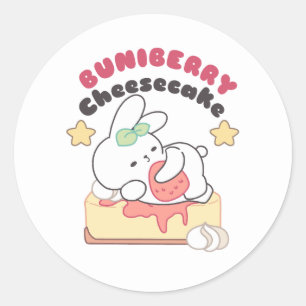 Sötnoting: Buniberry Cheesecake Delight Runt Klistermärke