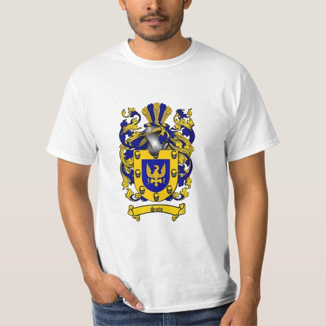 Soto familjvapensköld - Soto vapensköld Tee Shirt (Framsida)
