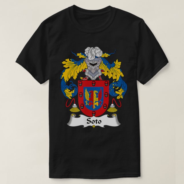 Soto Jackar Arm Family Crest T Shirt (Design framsida)