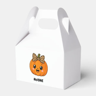 SötOrange Liten Pumpa Halloween Anpassa Namn Presentaskar